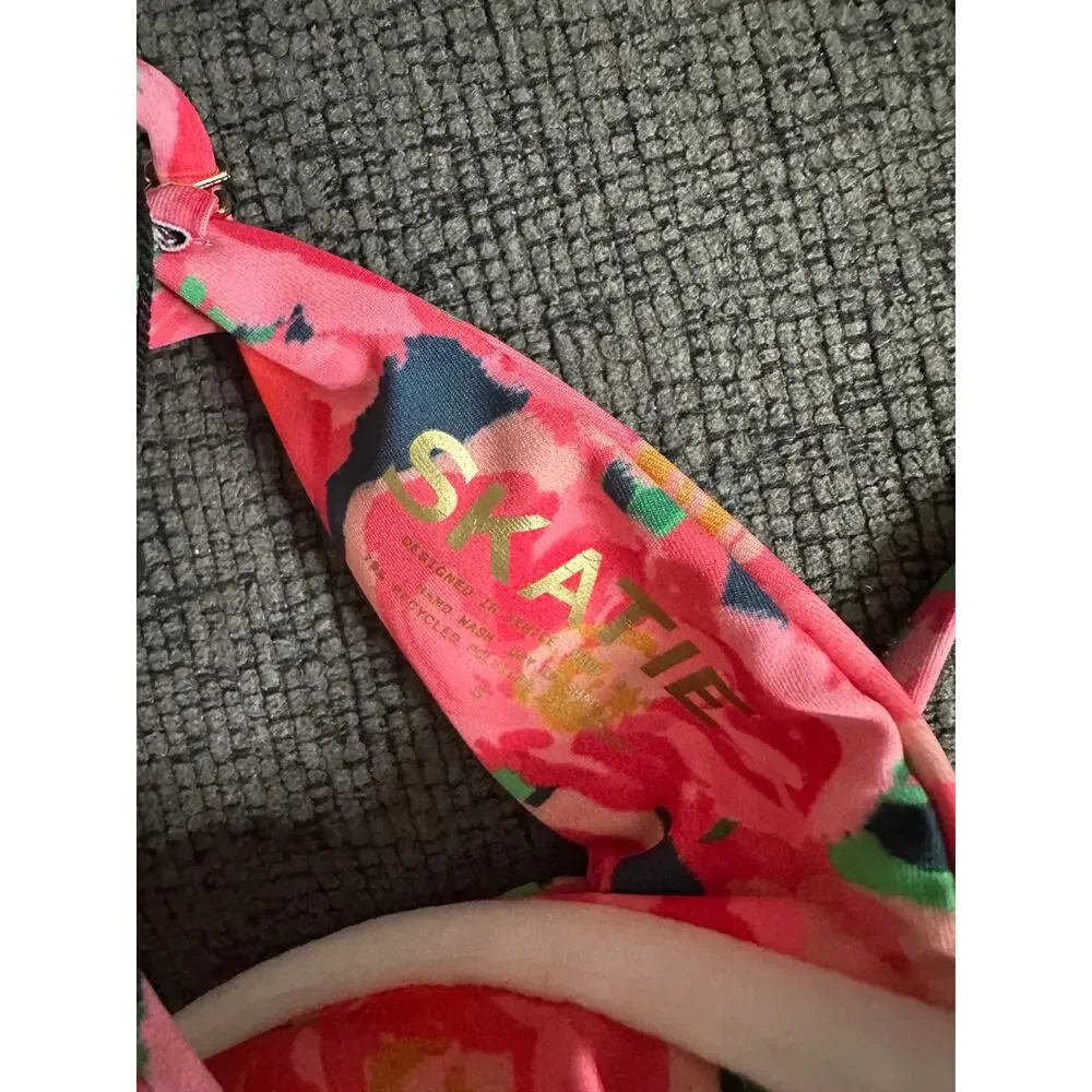 Skatie Katie Top Elsa Bottom Set in Winnetka Floral Print Womans XS/S NWT